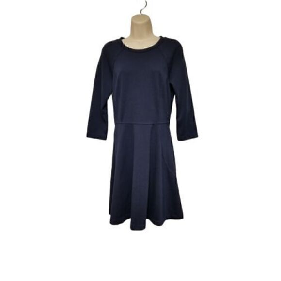 Daisy Fuentes Round Neck 3/4 Sleeve Dress Size M - Picture 1 of 8
